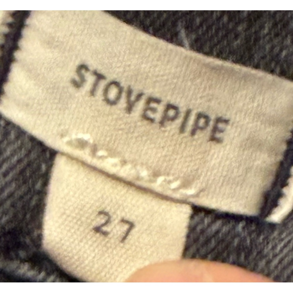 ✨ Madewell High-Rise Stovepipe Straight Leg Jeans Size 27 (4-5) - Picture 3 of 9